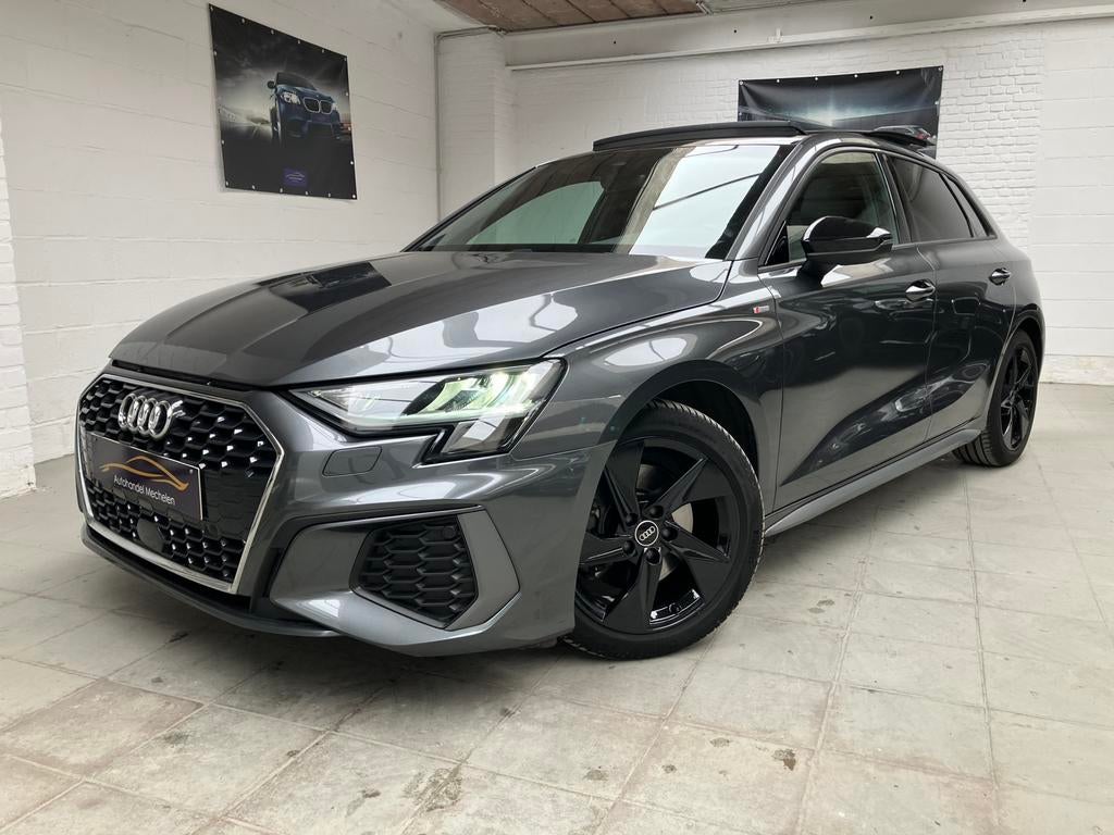 Audi A3 2.0Tdi S-Line Pano-Leder-Automaat.!, Auto's, Automaat, Leder, Bedrijf, Dealer onderhouden
