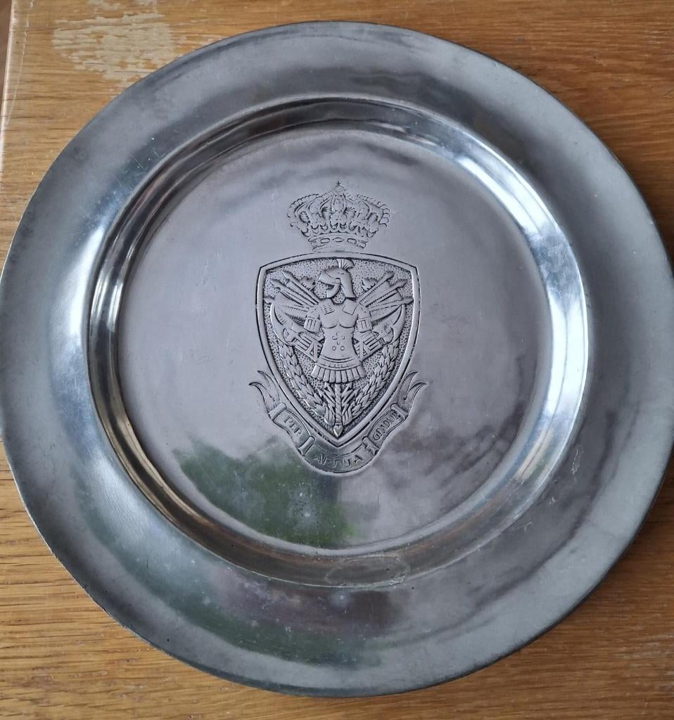 tinnen schaal, Antiek en Kunst, Ophalen