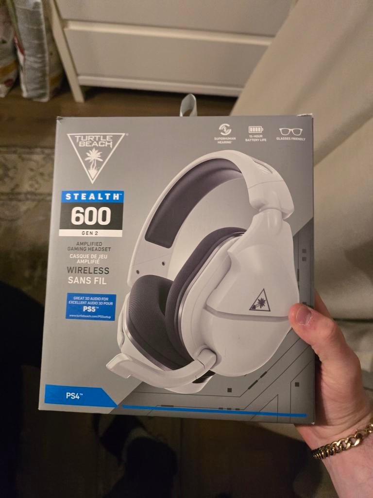 Turtle Beach Stealth 600 Gen 2 - PlayStation, Audio, Tv en Foto, Hoofdtelefoons, Op oor (supra aural), Overige merken, Draadloos