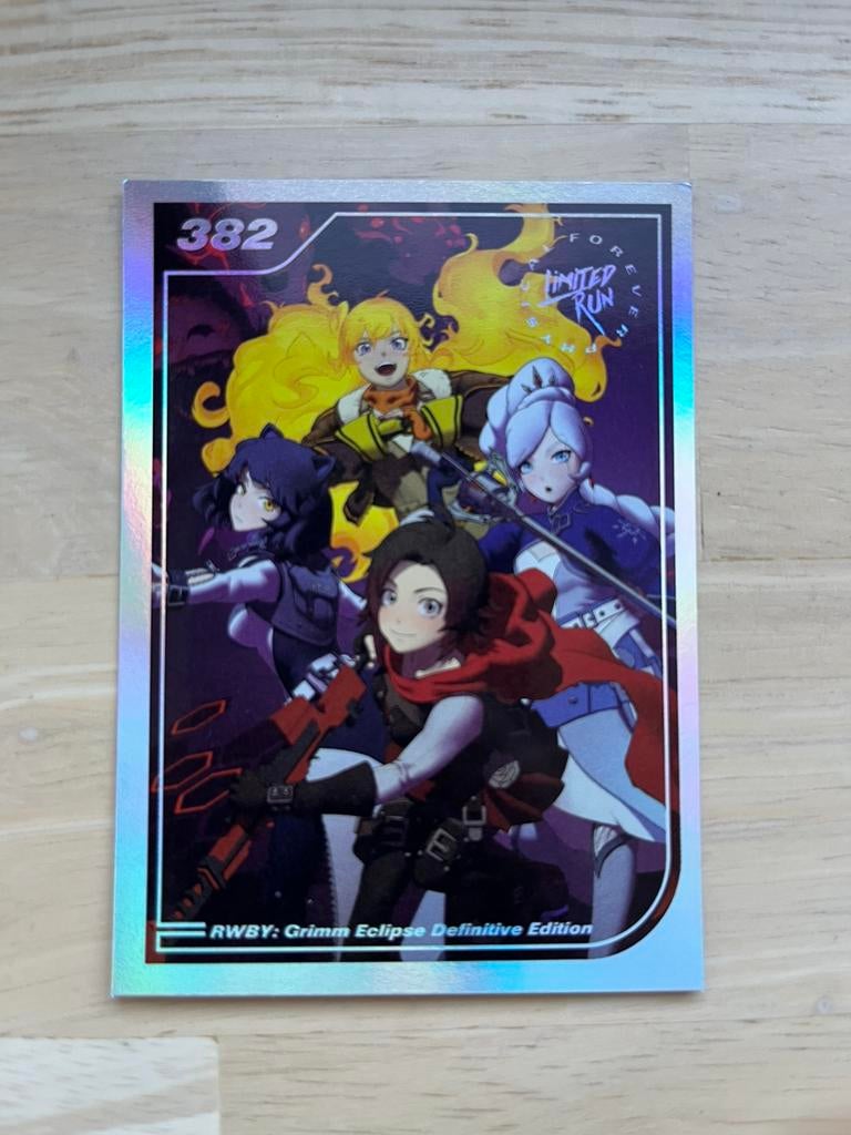 LRG Kaart Nr. 382 - RWBY, Ophalen of Verzenden, Zo goed als nieuw