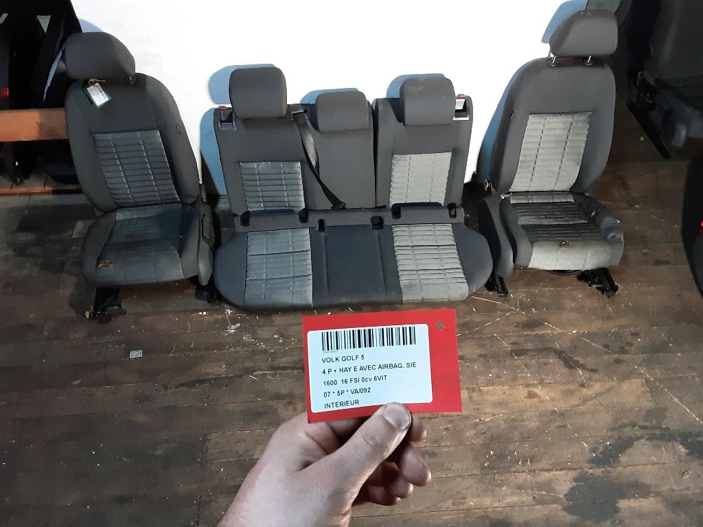 INTERIEUR Volkswagen Golf V (1K1) (02-2001/12-2010), Auto-onderdelen, Gebruikt, Volkswagen, Mevr. I. Hauben, Rue de l'Espoir 34 34
4030  GRIVEGNÉE, BE