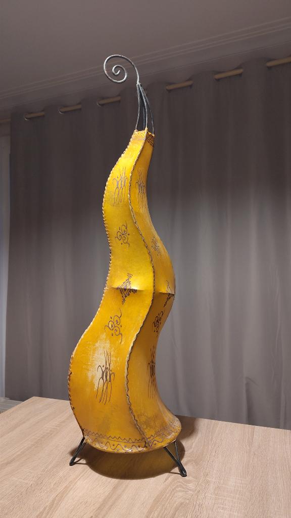 Lampe décorative fer forgé, Maison & Meubles, 75 cm ou plus, Artisanat africain, Enlèvement, Utilisé
