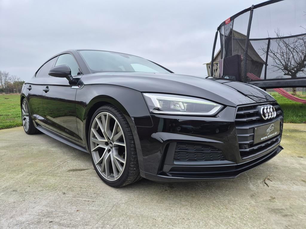 Audi A5 *35 TFSI*S-line*BTW AFTREKBAAR!*GARANTIE*, Gebruikt, 4 cilinders, 1984 cc, Zwart
