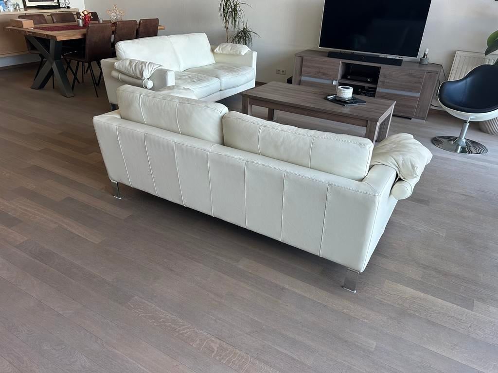 Joli canapé en cuir, en bon état, Enlèvement, Comme neuf, Cuir, Modern