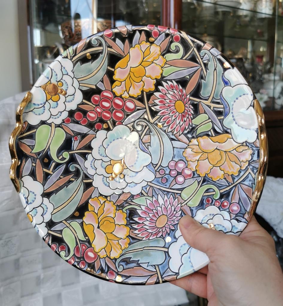 Coupe à fruits de Raymond Chevalier Boch Frères Keramis., Antiquités & Art, Enlèvement ou Envoi