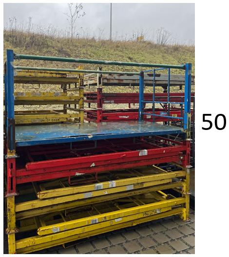 Racks de stockage pneus PRO – 50 disponibles, Enlèvement, Pneu(s)