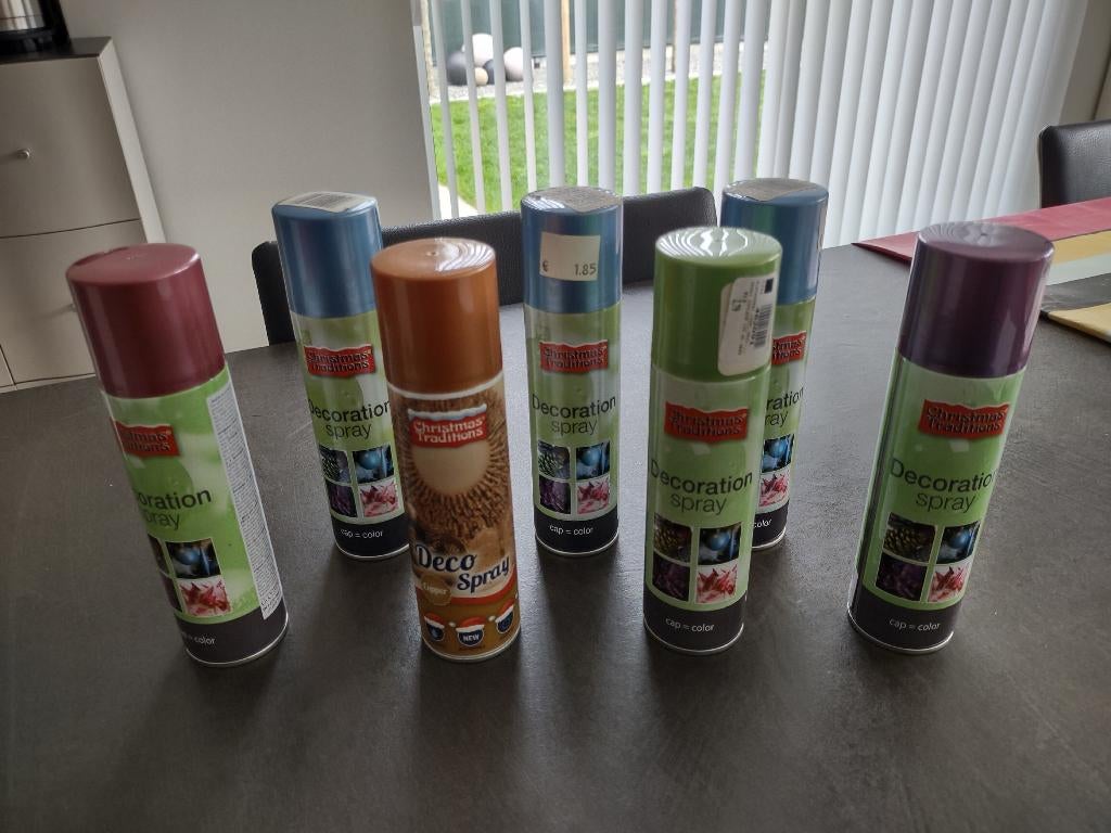 Decoration spray (zie foto's & omschrijving), Ophalen, Nieuw