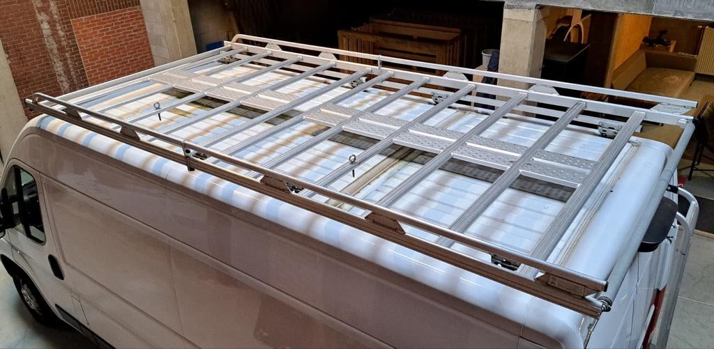 Bagage rek met ladder en rolbaar ladder, Auto diversen, Dakdragers, Ophalen