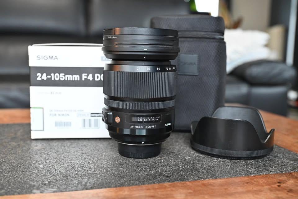 Sigma Art 24-105 mm f/4 pour Nikon, Enlèvement, Comme neuf, Lentille standard, Zoom