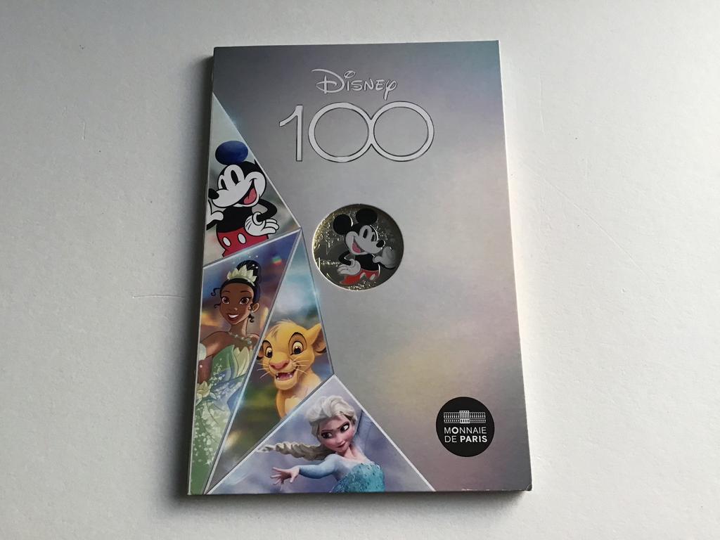 Frankrijk 10 euro 100 jaar Disney 2023 BU, Ophalen of Verzenden, Frankrijk, 10 euro, Zilver