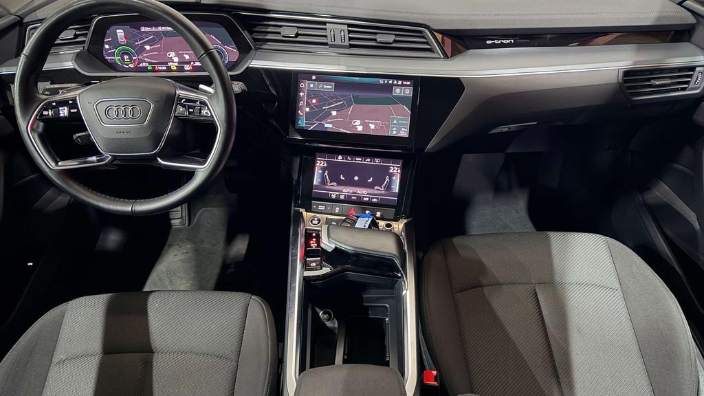 Audi e-tron 50 quattro Led Navi Garantie, Auto's, Audi, Gebruikt, Zwart, Zwart, 5 zetels