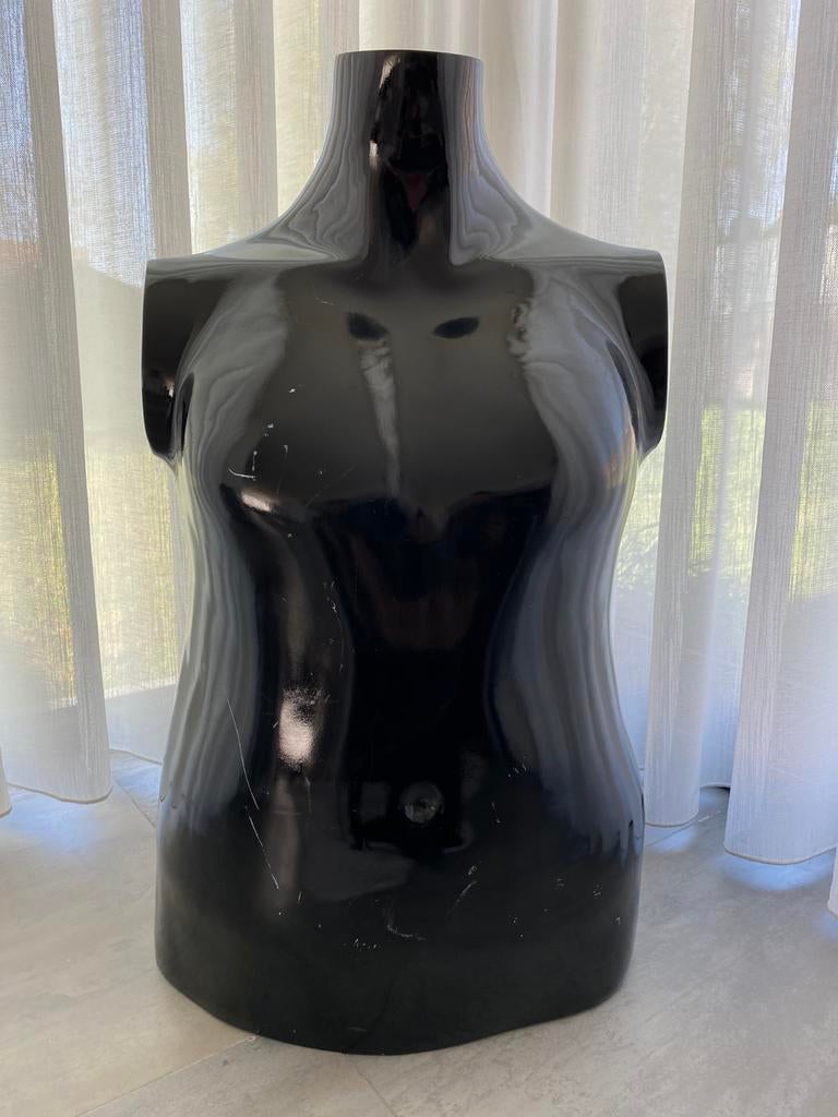 Heren buste XXL black, Antiek en Kunst, Buste, Kunststof, Zwart, Europa