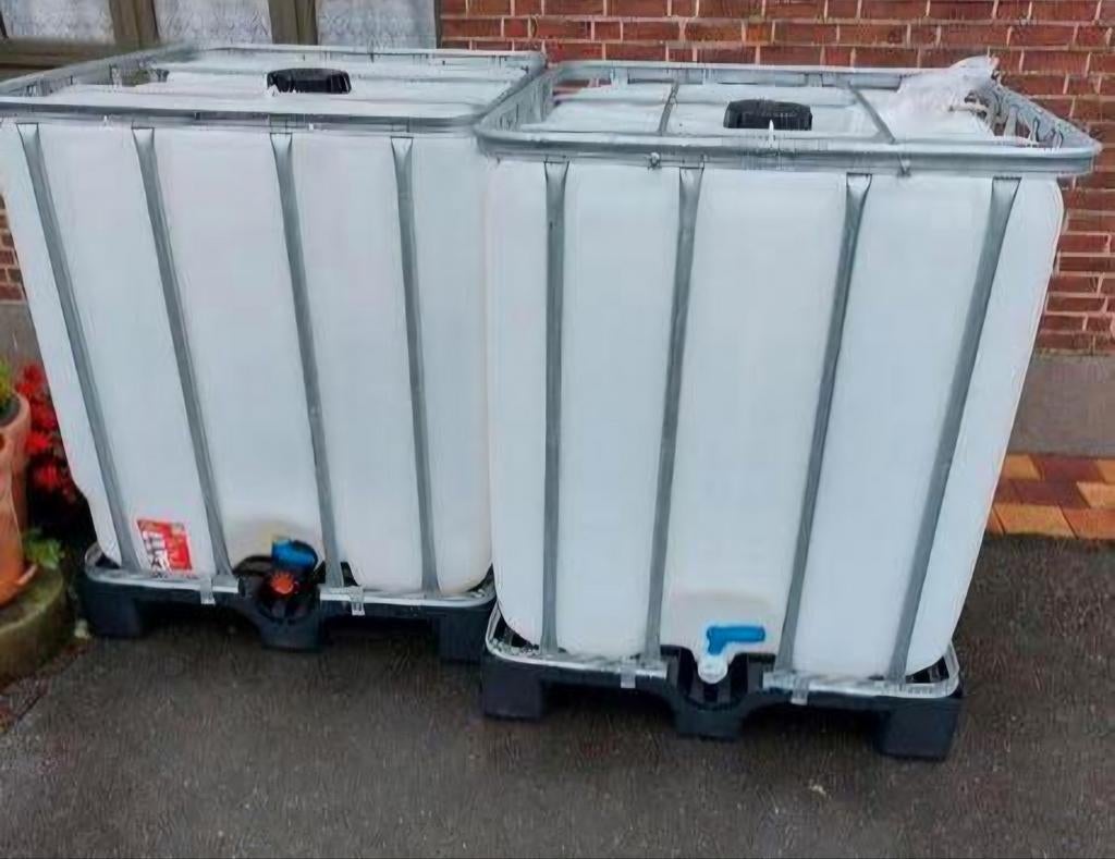 Ibc containers regenton, Tuin en Terras, Regentonnen, Ophalen
