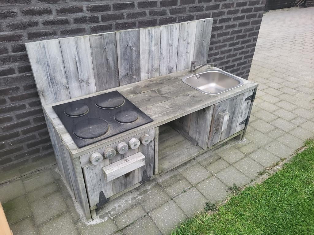 Modderkeuken - speelgoed kinderkeuken voor buiten, Ophalen