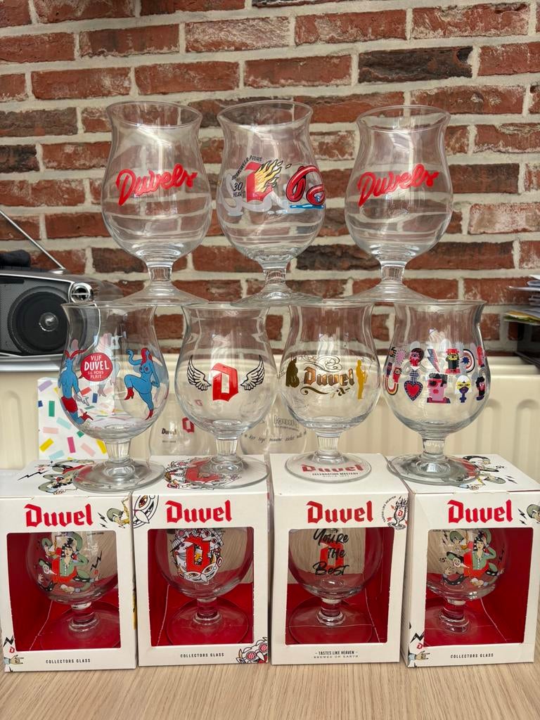 Duvelglazen, Ophalen