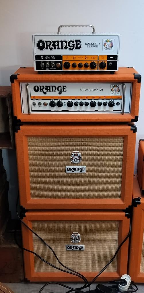 Orange super crush 120 /rocker 15 terror/2x ppc112, Muziek en Instrumenten, Ophalen, Gitaar