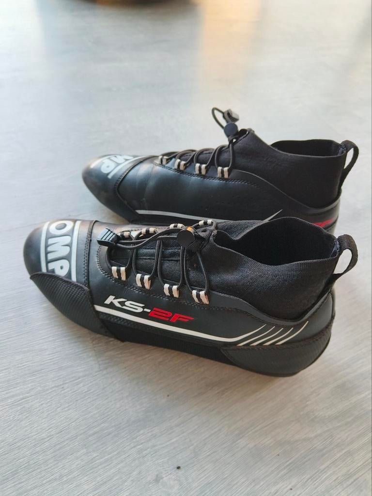 OMP KS-2F (kart) raceschoenen, Sport en Fitness, Karting, Ophalen, Zo goed als nieuw, Kleding of Schoenen