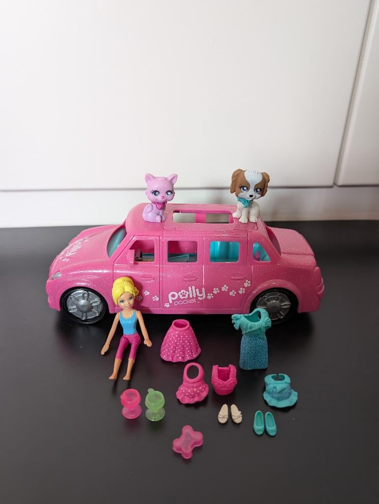 Polly Pocket limo met dieren, Ophalen, Zo goed als nieuw, Overige typen