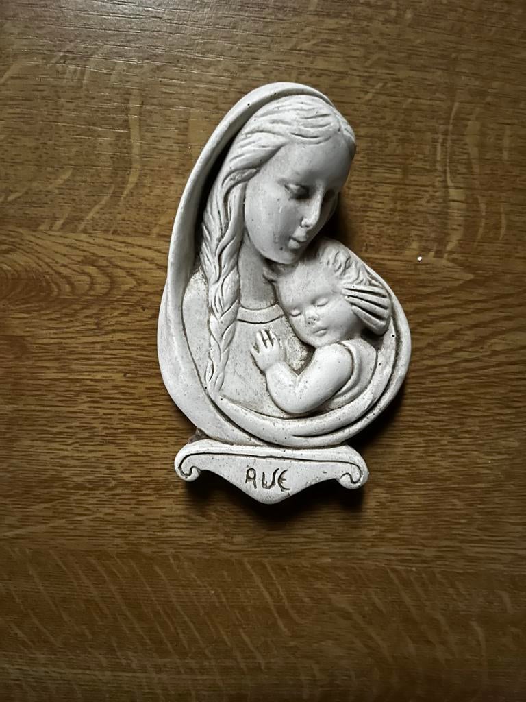 Mooi beeldje Maria met kind, Antiek en Kunst, Ophalen