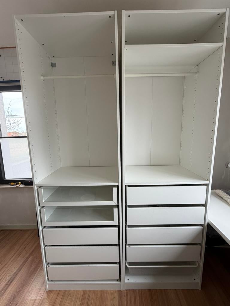 Pax kasten en elementen ikea, Huis en Inrichting, Ophalen, Gebruikt, Glas