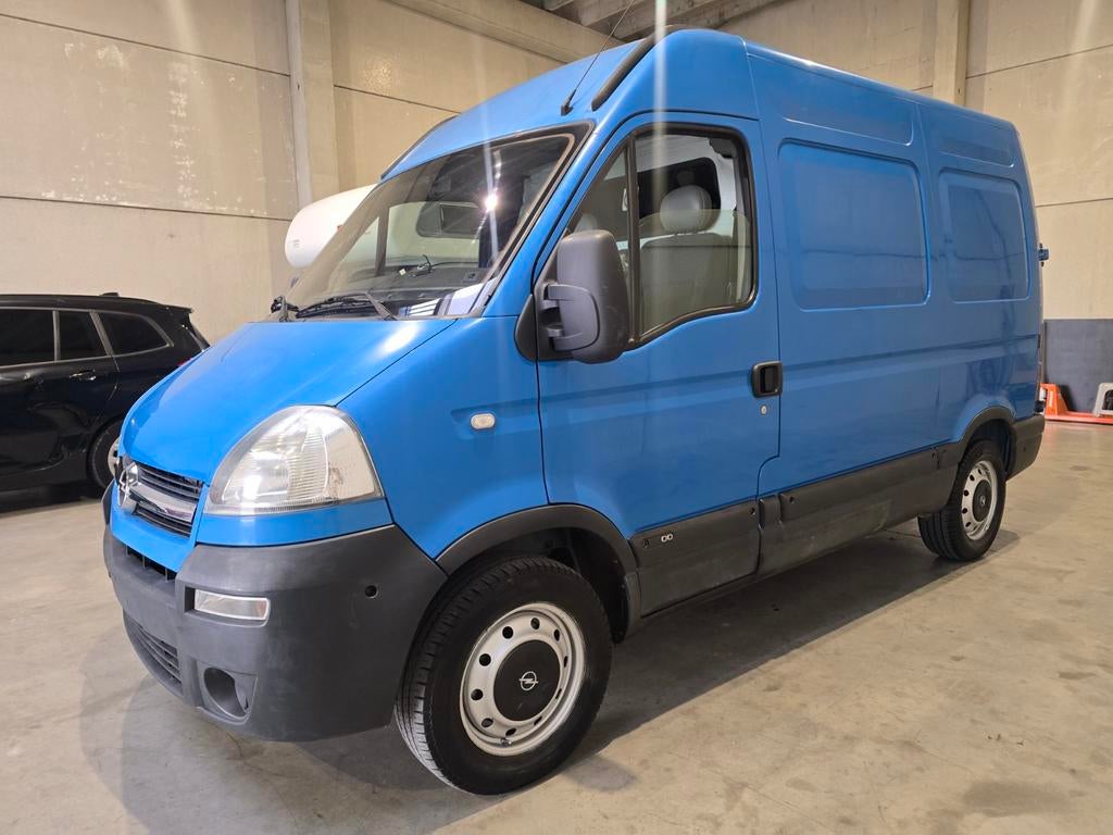 Opel Movano 2.5CDTi Airco Trekhaak schuifdeur, 2500 cc, Zwart, 2000 kg, Blauw