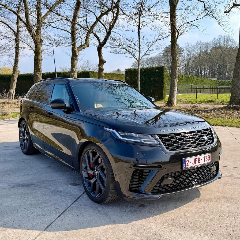 Range Rover Velar SVA 5.0 V8 suoercharged 551pk, Auto's, Automaat, USB, Zwart, Leder