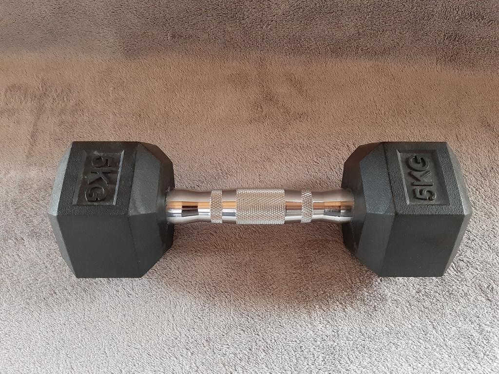 Barbell 5 kg, Haltère, Enlèvement ou Envoi, Comme neuf, Bras