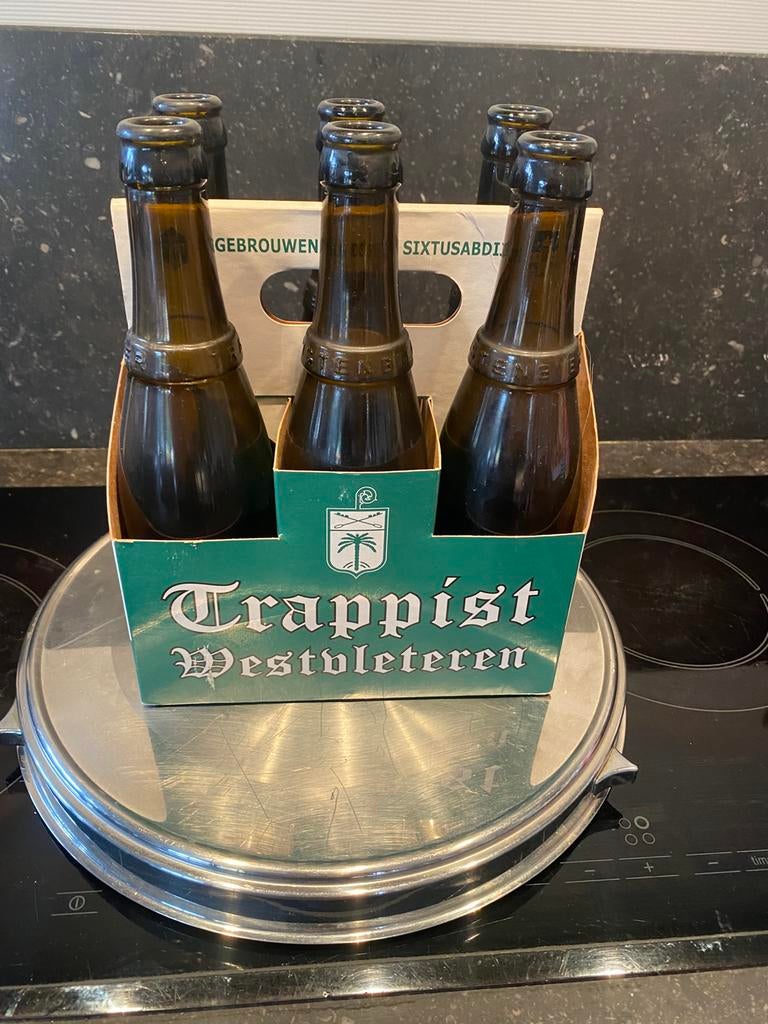WESTVLETEREN karton + 6 flesjes, Ophalen of Verzenden, Gebruikt, Overige typen, Overige merken