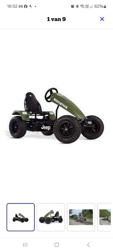 Go-cart model Berg jeep, Enlèvement