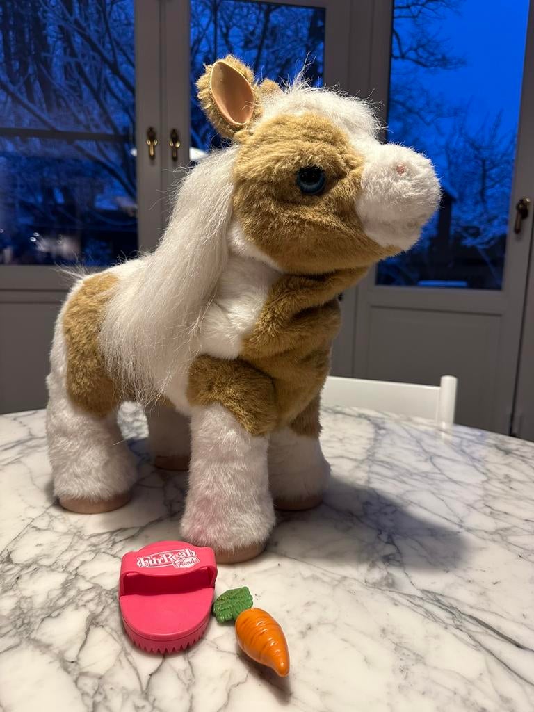 Hasbro FurReal friends Butterscotch baby pony pet, Kinderen en Baby's, Speelgoed | Knuffels en Pluche, Ophalen, Gebruikt, Paard