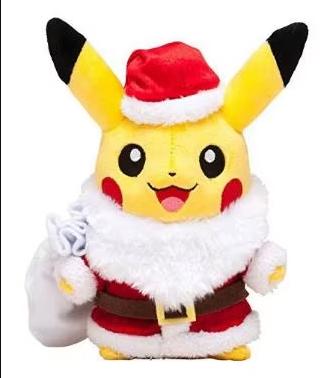 Pokemon pluche knuffel Pikachu kerstman (20cm), Kinderen en Baby's, Ophalen of Verzenden, Nieuw, Overige typen