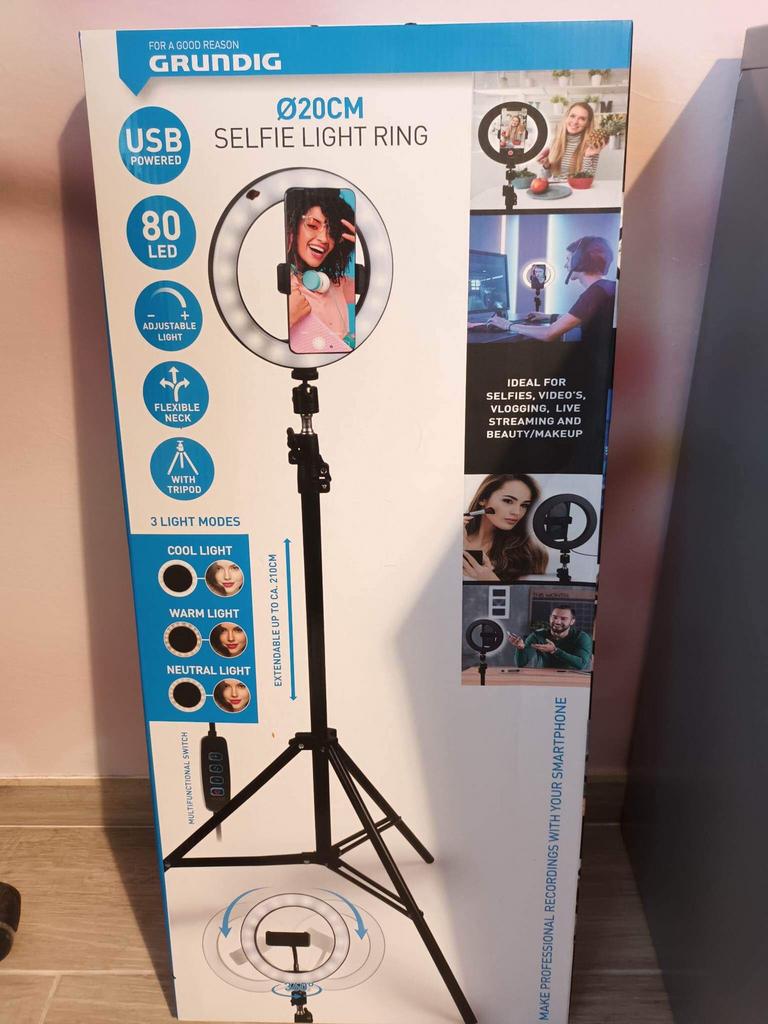 Selfie light Ring, TV, Hi-fi & Vidéo, Photo | Studio photo & Accessoires, Neuf, Lampe ou Kit de flash