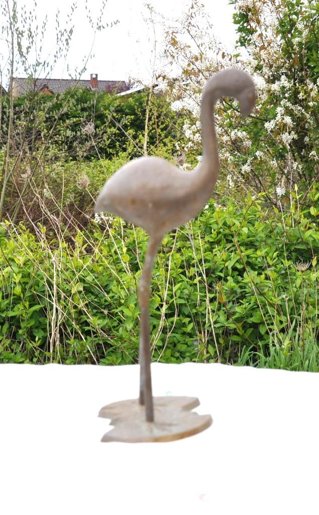 oiseau echassier en laiton 29 cm petit modèle, Antiquités & Art, Antiquités | Bronze & Cuivre, Enlèvement ou Envoi, Cuivre