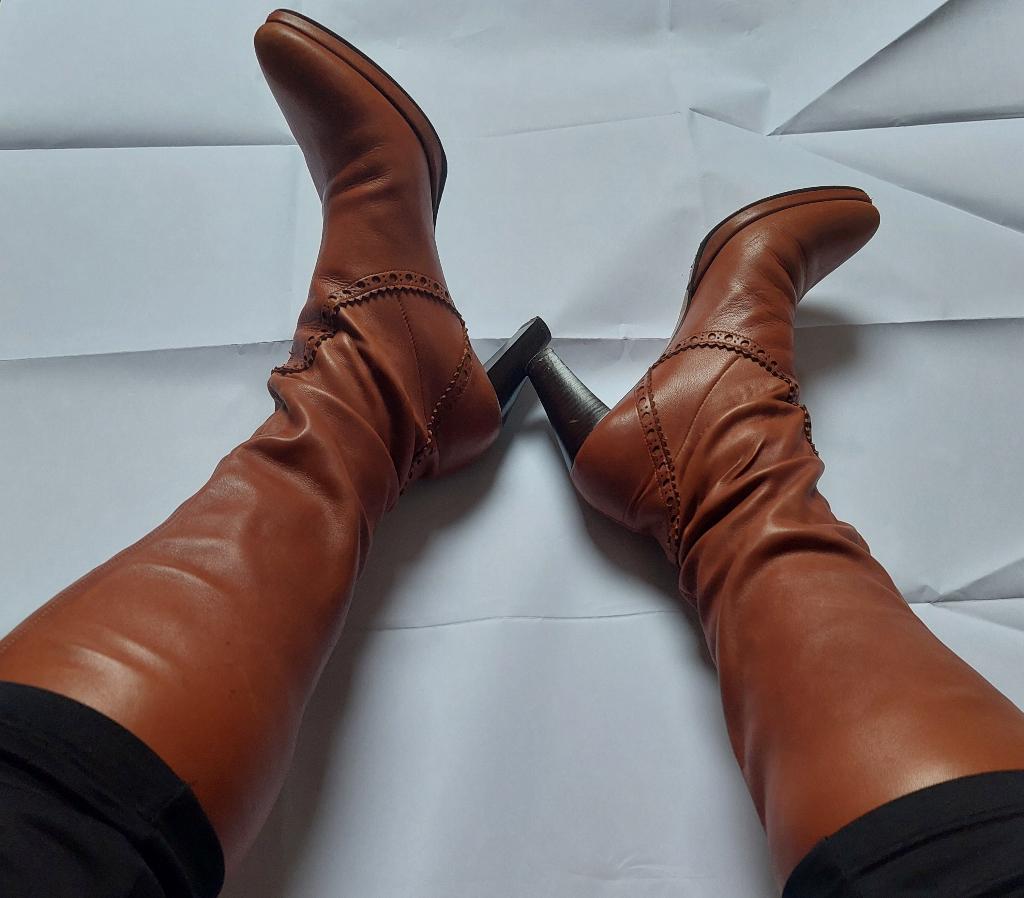 795C* VOLTAN sexy bottes brunes full cuir (41), Vêtements | Femmes, Voltan, Brun, Porté, Bottes hautes