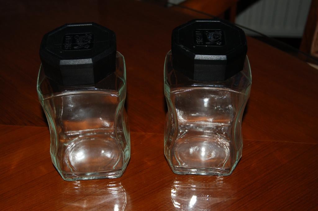 Voorraadpot opbergpot glas bokaal plastiek deksel 750mL, Ophalen of Verzenden, Zo goed als nieuw, Glas, Pot, Bus of Blik