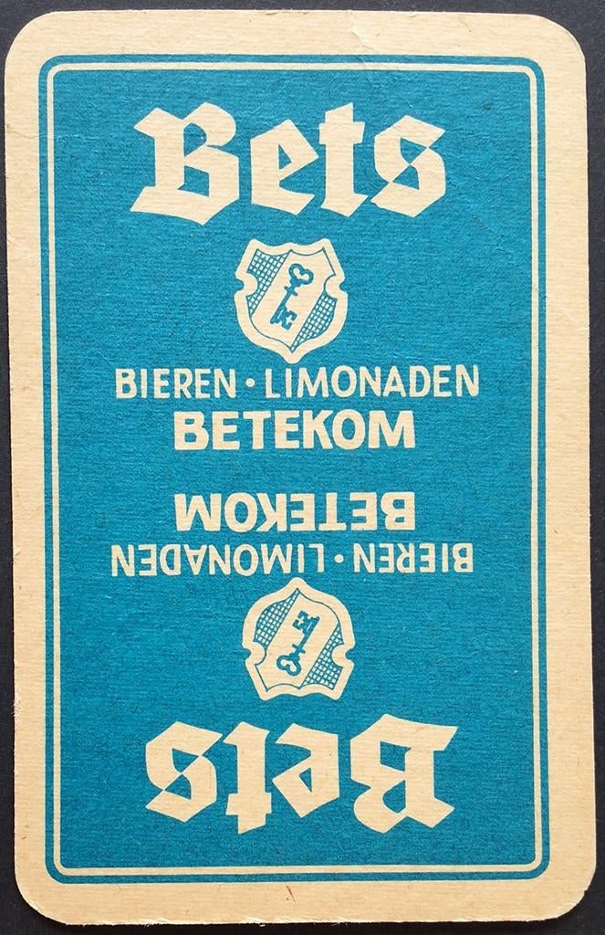 1 Speelkaart  Bets, Verzamelen, Ophalen of Verzenden