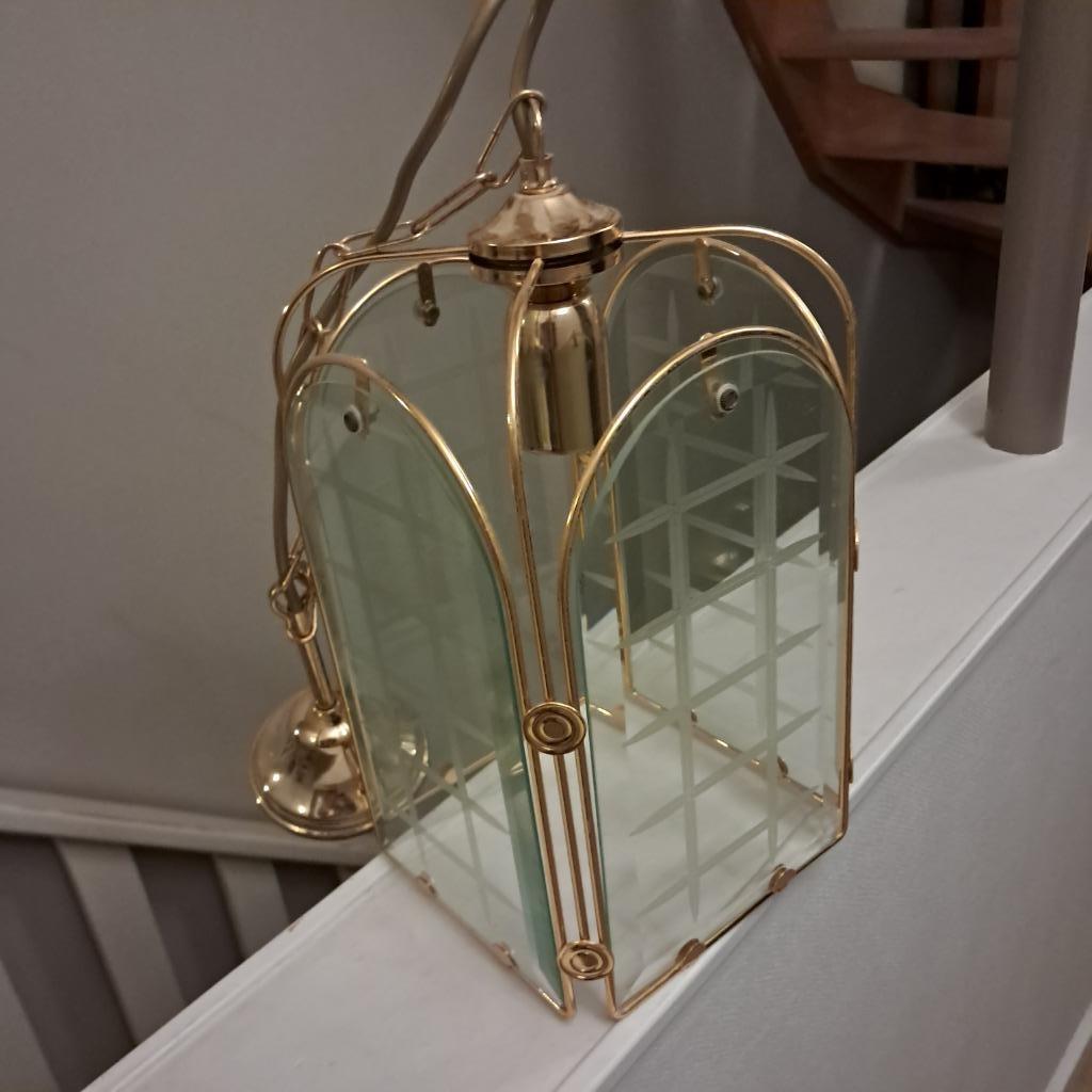 lampe suspendue massive, Enlèvement, Comme neuf, Verre