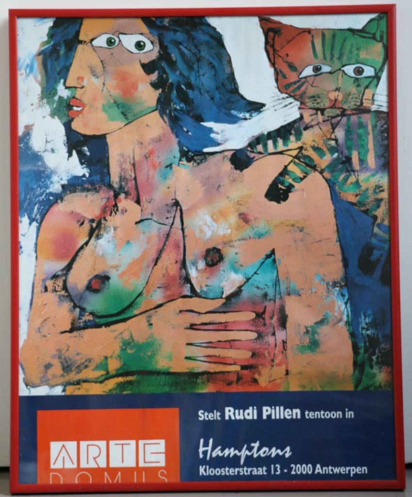Rudi Pillen - Affiche, Ophalen of Verzenden