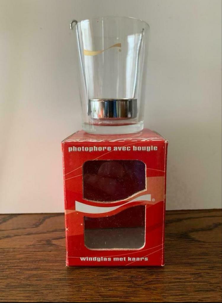 Porte bougie photophore Coca Cola Coca-Cola père Noel, Enlèvement ou Envoi, Bougie