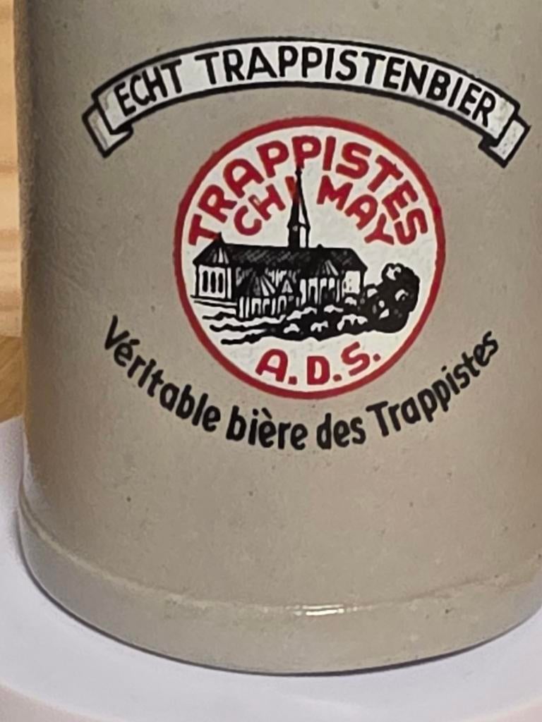 Prachtige mok van chimay aardewerk 50 ctl, Ophalen of Verzenden