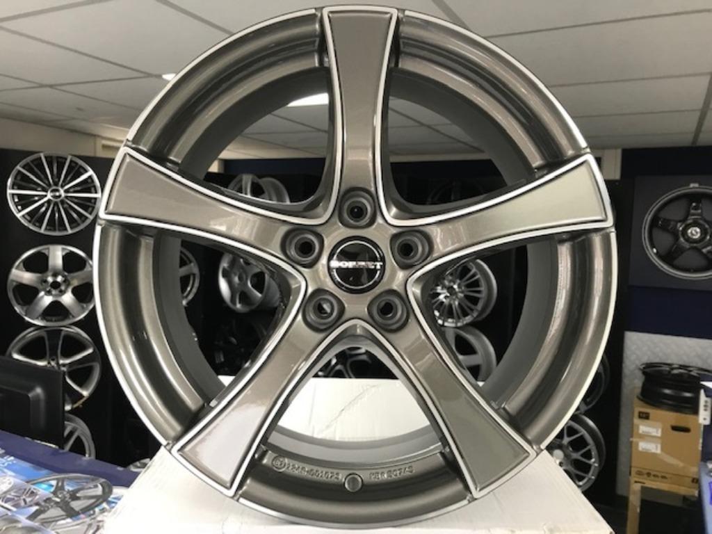 IN STOCK: NIEUWE set 18 inch 5x114.3 Borbet alu sportvelgen, Auto-onderdelen, 18 inch, Velg(en), Nieuw, Ophalen of Verzenden