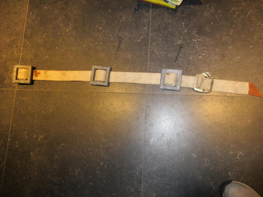 vintage loodgordel voor duiken duiksport lengte 1 m, Ophalen