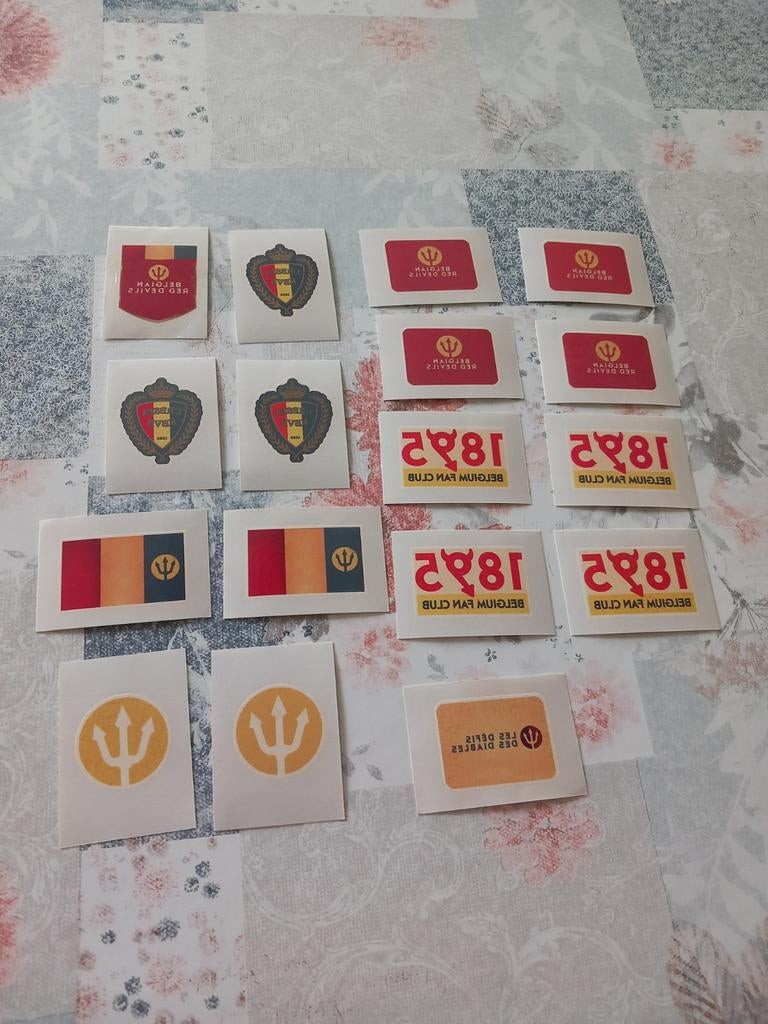 Tatouages de football belge Red Devil Panini, neufs, Enlèvement ou Envoi, Neuf, Affiche, Image ou Autocollant