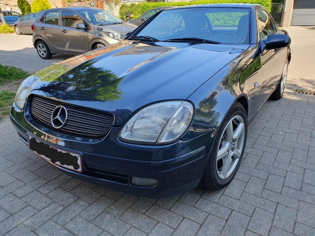 Mercedes SLK200, 1998 cc, Cabriolet, Blauw, SLK