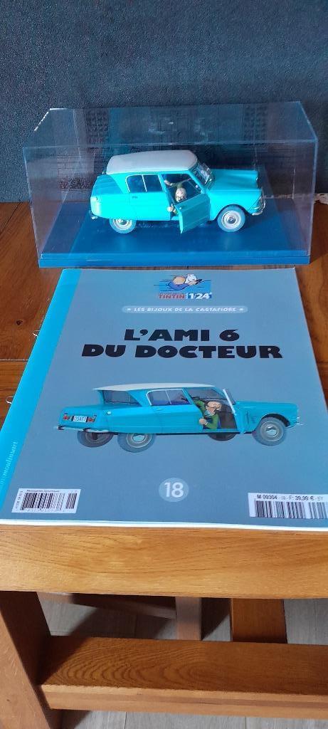 VOITURE TINTIN 1/ 24EME LA CITROEN AMI 6 DU DOCTEUR, Enlèvement ou Envoi, Comme neuf