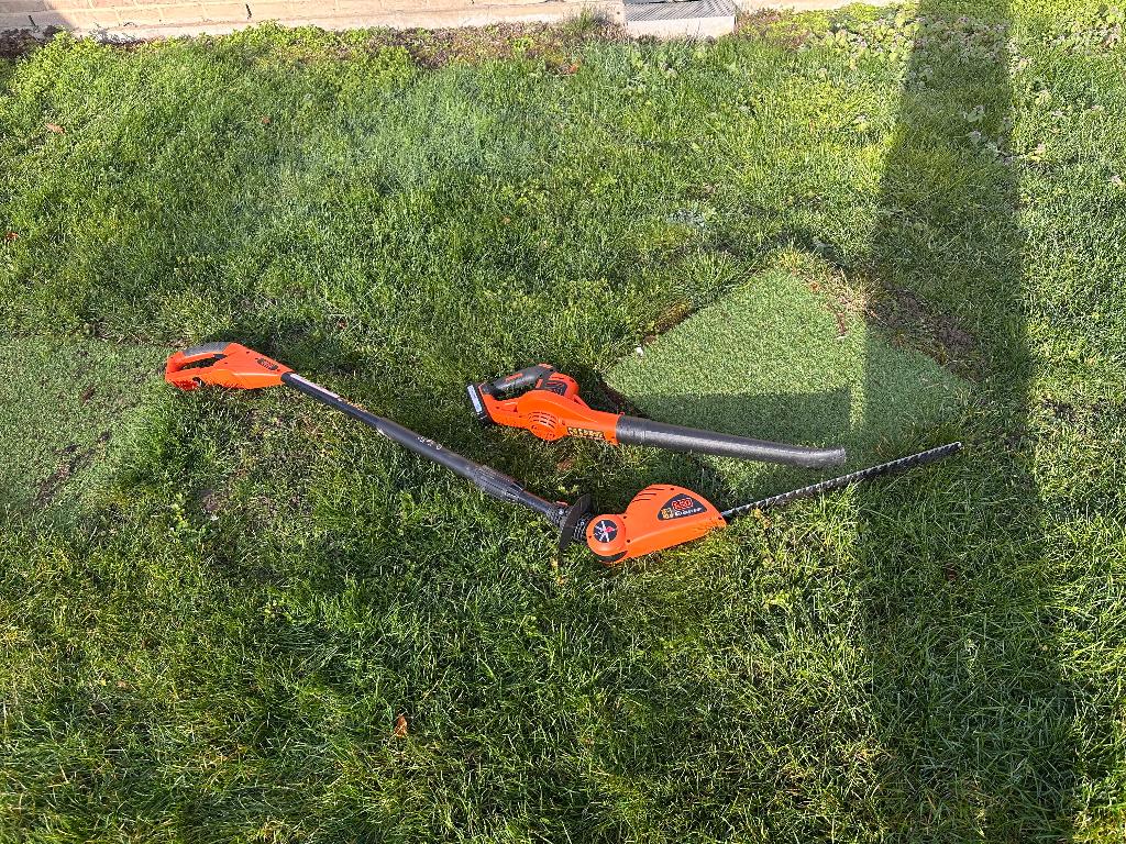 Souffleur sans fil Black & Decker GWC1820PC, Enlèvement ou Envoi, Porté à la main, Black & Decker, Utilisé