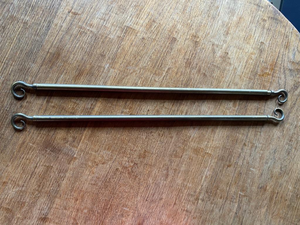 Tringle acier patiné extensible de 48cm a 78cm 2 pcs TB état, Maison & Meubles, Autres couleurs, Moins de 100 cm, Utilisé, 50 à 100 cm