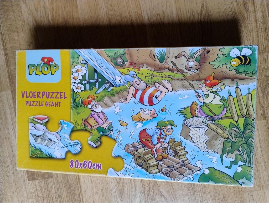Plop Vloerpuzzel 24 stukjes 80x60cm, Ophalen, 10 tot 50 stukjes, Zo goed als nieuw