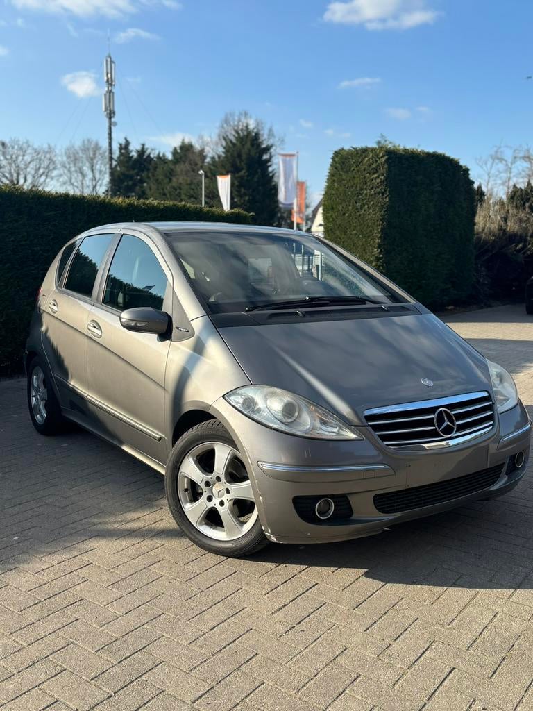 Mercedes a150 benzine lpg automaat airco 2005 190.000km, Auto's, 1498 cc, Zwart, 4 cilinders, Traction-control