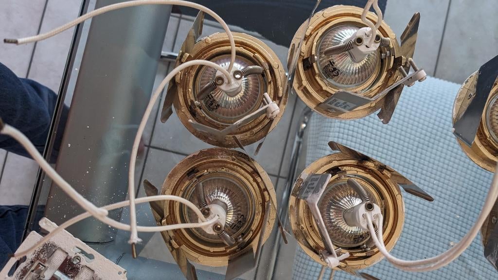 * 8x Ampoules led sensys GU5,3 2,2w + spots occasion., Bricolage & Construction, Enlèvement ou Envoi, Utilisé